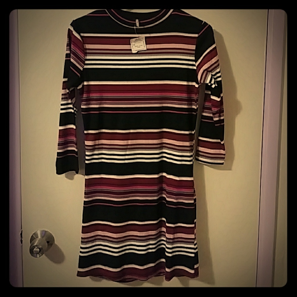Striped longsleve dress